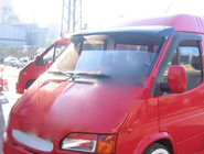 Ford Transit 1991–2000 Vizir na vetrobransko steklo (črn sijaj, 5 mm) fotografija 2
