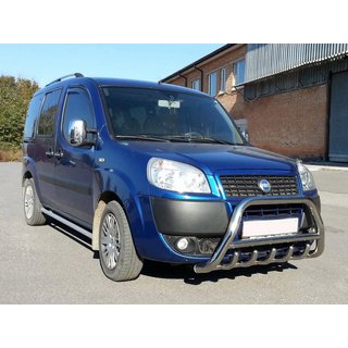 Prednji zaščitni lok WT003 (nerjavno jeklo) Fiat Doblo I 2005–2010