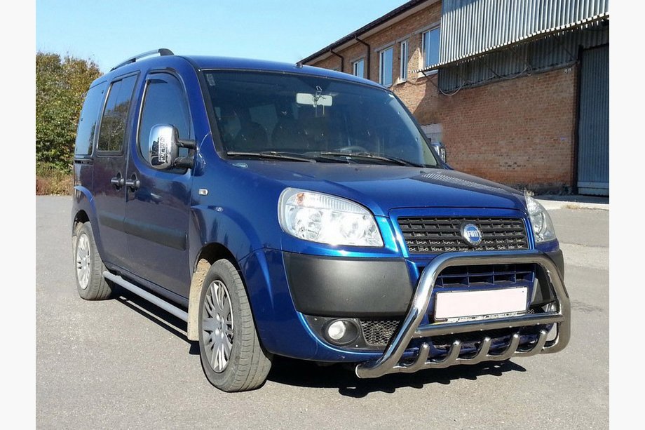Fiat Doblo I 2005–2010 Prednji zaščitni lok WT003 (nerjavno jeklo) 51 mm Image