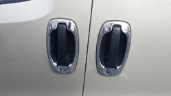 Opel Combo 2012–2018 Okrasni okvirji okrog kljuk (4 kosi, nerjavno jeklo) Carmos - turško nerjaveče jeklo fotografija 1