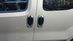 Opel Combo 2012–2018 Okrasni okvirji okrog kljuk (4 kosi, nerjavno jeklo) Carmos - turško nerjaveče jeklo fotografija 4