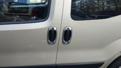 Opel Combo 2012–2018 Okrasni okvirji okrog kljuk (4 kosi, nerjavno jeklo) Carmos - turško nerjaveče jeklo fotografija 7