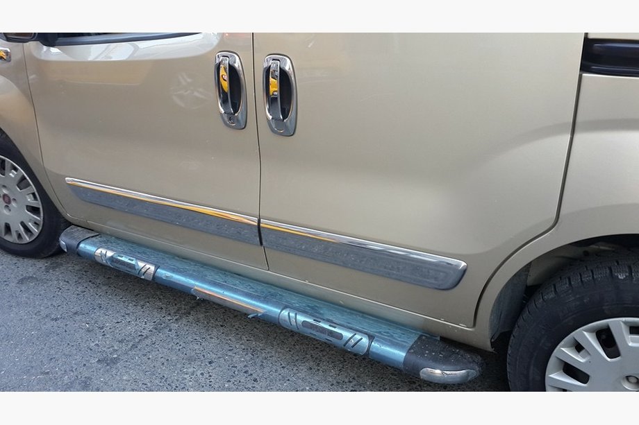 Citroen Nemo 2007–2017 Kromirane letvice za vrata (4 kos., inox) Fotografija 3