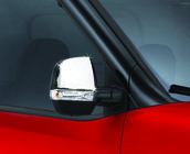 Fiat Doblo II 2010–2022 Kromirani pokrovi vzvratnih ogledal (2 kosa, nerjaveče jeklo) OmsaLine - italijansko nerjavno jeklo fotografija 3