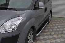 Fiat Doblo II 2010–2022 Stranski pragovi Fullmond (2 kosa, aluminij) fotografija 3