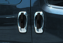 Opel Combo 2012–2018 Okrasni okvirji okrog kljuk (4 kosi, nerjavno jeklo) Carmos - turško nerjaveče jeklo fotografija 12