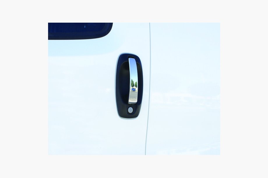 Opel Combo 2012–2018 Kromirane obloge kljuk vrat (4 kosi, nerjavno jeklo) Image