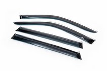 Lexus GS 2005–2011 Vetrni deflektorji oken s kromirano letvijo (4 kosi, HIC) fotografija 1