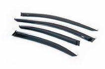 Mercedes Razred E W213 2016–2023 Vetrni deflektorji oken s kromiranim robom SD (4 kosi, HIC) fotografija 1