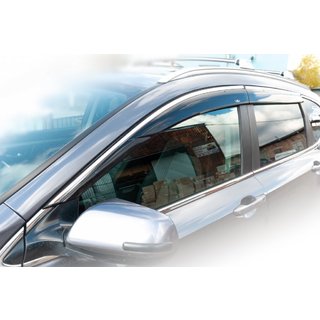Vetrni deflektorji oken s kromirano letvijo (4 kosi, HIC) Honda CRV 2017–2022 fotografija 1