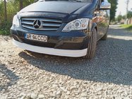 Mercedes Viano 2004–2014 Sprednji lip spojler odbijača 2010-2015 (za lakiranje) fotografija 1