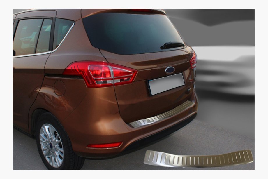 Ford B-Max 2012–2017 Zaščitna letev za zadnji odbijač OmsaLine (nerjaveče jeklo) Image