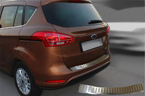 Ford B-Max 2012–2017 Zaščitna letev za zadnji odbijač OmsaLine (nerjaveče jeklo) fotografija 1