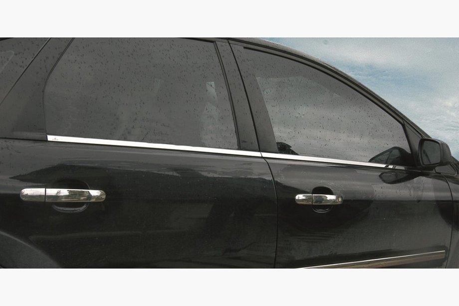 Ford C-Max 2004–2010 Zunanje okrasne letvice oken (4 kosi, nerjaveče jeklo) Image