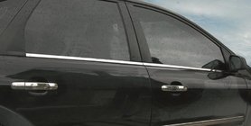 Ford C-Max 2004–2010 Zunanje okrasne letvice oken (4 kosi, nerjaveče jeklo) fotografija 1