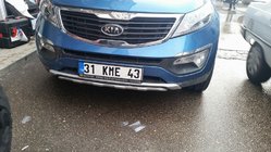 Kia Sportage 2010–2015 Sprednji lip spojler odbijača Niken V1 (plastika) fotografija 4