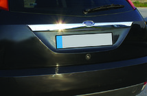 Ford Focus I 1998–2005 Okrasna letvica nad registrsko tablico (HB, nerjaveče jeklo) fotografija 1
