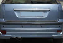 Ford Focus II 2008–2011 Zaščitna letev roba prtljažnika (HB, inox) fotografija 1