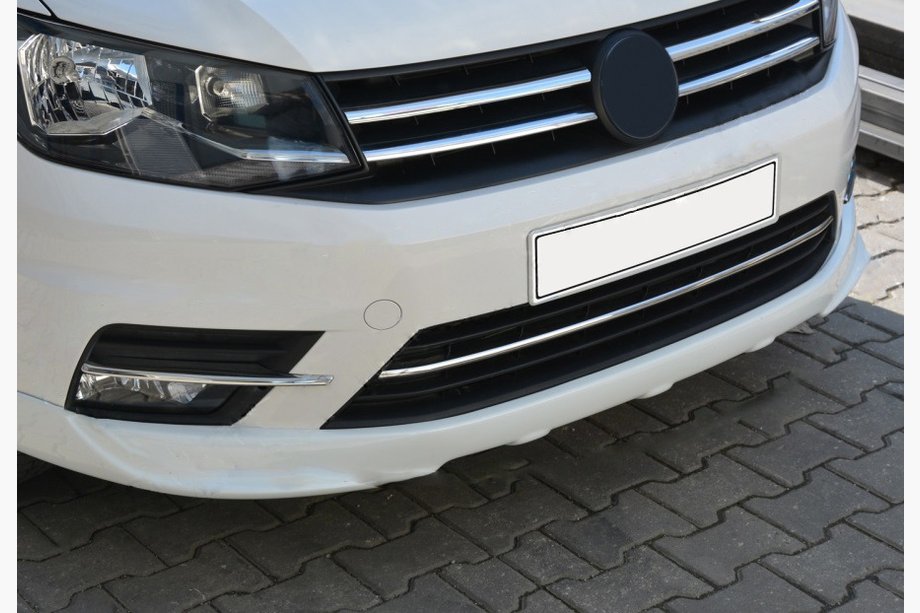 Volkswagen Caddy 2015–2020 Zaščitne letvice za odbijač (3 kosi, nerjaveče jeklo) Image