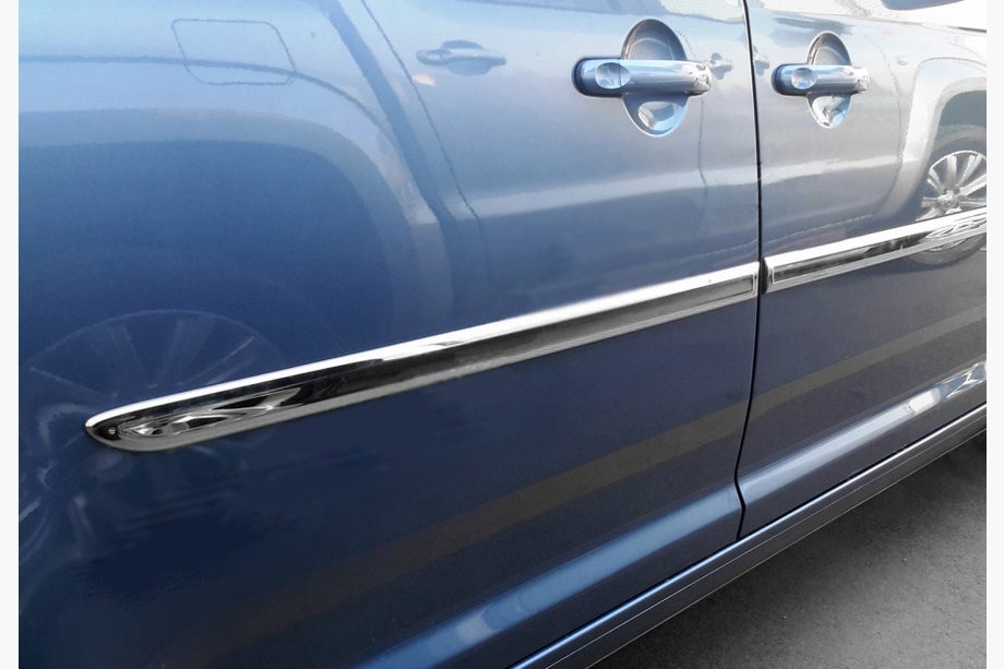 Volkswagen Caddy 2015–2020 Pokrovi letvic (kratka medosna razdalja, 4 kos, nerjavno jeklo) Image