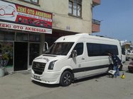 Volkswagen Crafter 2006–2016 Dodatek sprednjega odbijača za 4 žaromete 2006-2011 (za lakiranje) fotografija 3