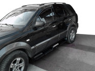Kia Sportage 2004–2010 Stranske plastične stopnice S002 (plastika) Sive fotografija 1