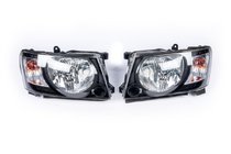 Nissan Patrol Y61 1997–2011 Sprednji žarometi Safari Black (2004-2008, 2 kos) fotografija 1