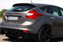 Ford Focus III 2011–2017 Zaščitna letvica roba prtljažnika 2011-2014 (Hatchback, inox) fotografija 1