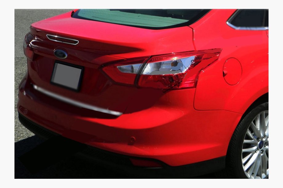 Ford Focus III 2011–2017 Okrasni okvir zadnje zavorne luči (nerjaveče jeklo) Image