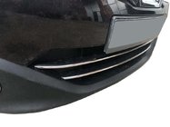 Nissan Qashqai 2010–2014 Znižano! Letvice za spodnjo masko (2 kosa, nerjavno jeklo) fotografija 1