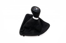 BMW serija 1 E81/E82/E87/E88 2004–2011 Manšeta + gumb prestavne ročice OEM V1 (umetno usnje) fotografija 1