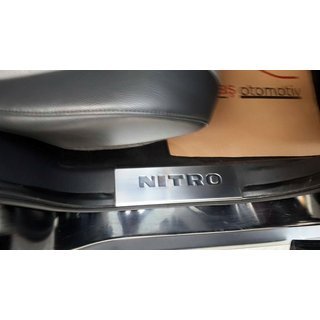 Carmos nerjaveči okrasni pokrovi pragov za zgornji del Dodge Nitro 2006–2011 fotografija 2