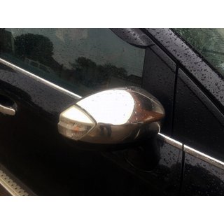 Kromirani pokrovi ogledal (2 kosa, nerjavno jeklo) fotografija 4