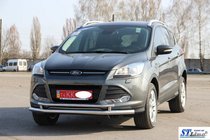 Ford Kuga/Escape 2013–2019 Sprednji zaščitni lok ST014 (nerjavno jeklo) 51/42 mm fotografija 3