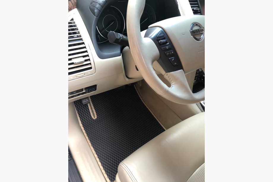 Nissan Armada 2016–2024 Talne preproge za notranjost 3 vrste (EVA, črne) Image