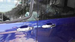 Ford Courier 2014–2023 Kromirane obloge kljuk vrat (4 kosi, nerjavno jeklo) Carmos - turško nerjaveče jeklo fotografija 1