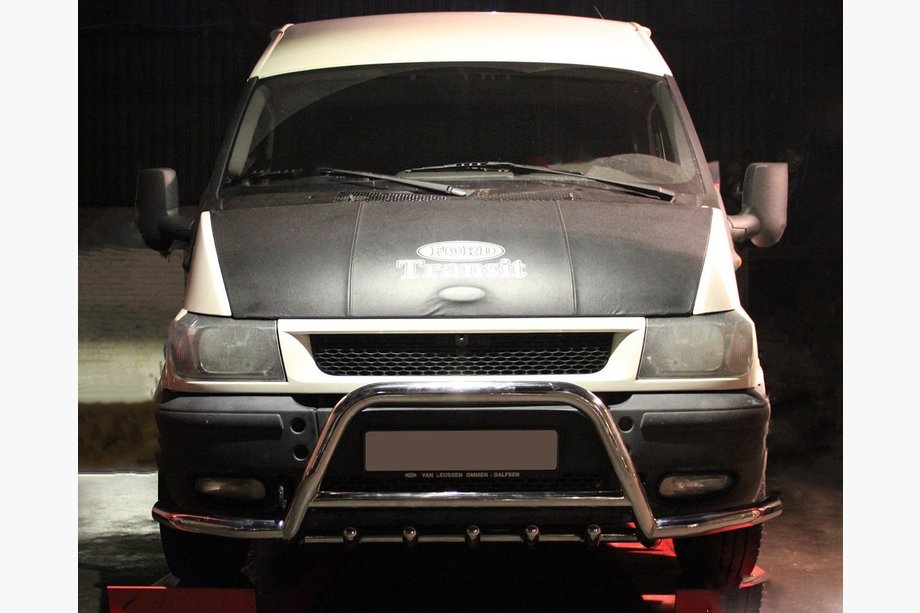 Ford Transit 2000–2014 Kenguru zaščitni lok WT003-Plus (2000-2006, nerjaveče jeklo) Fotografija 1
