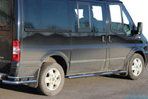 Ford Transit 2000–2014 Bočne cevi BB002 (2 kosa, inox) fotografija 1