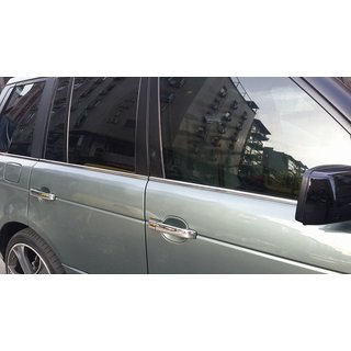 Okenske obrobe (6 kos, nerjaveče jeklo) Range Rover Sport 2005–2013 fotografija 2
