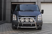 Ford Transit 2000–2014 Sprednji zaščitni lok (bullbar) WT018 (2006-2014, nerjaveče) fotografija 3