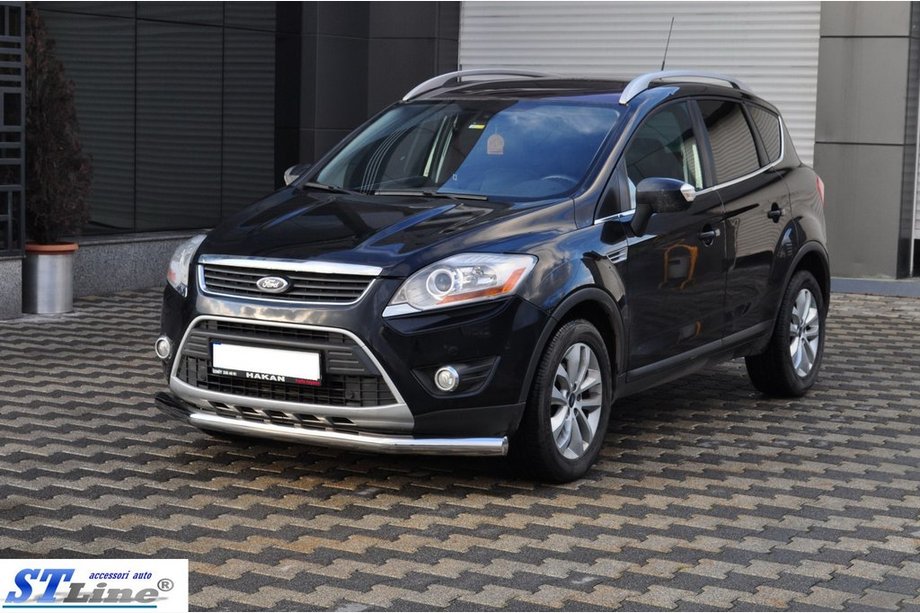 Ford Kuga 2008–2013 Sprednji zaščitni lok ST008 (nerjavno jeklo) Fotografija 2