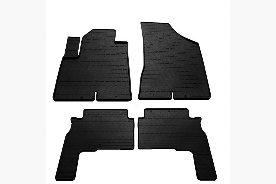 Hyundai Santa Fe 2 2006–2012 Gumijasti talni tepihi za notranjost 2006-2010 (4 kos, Stingray Premium) Image