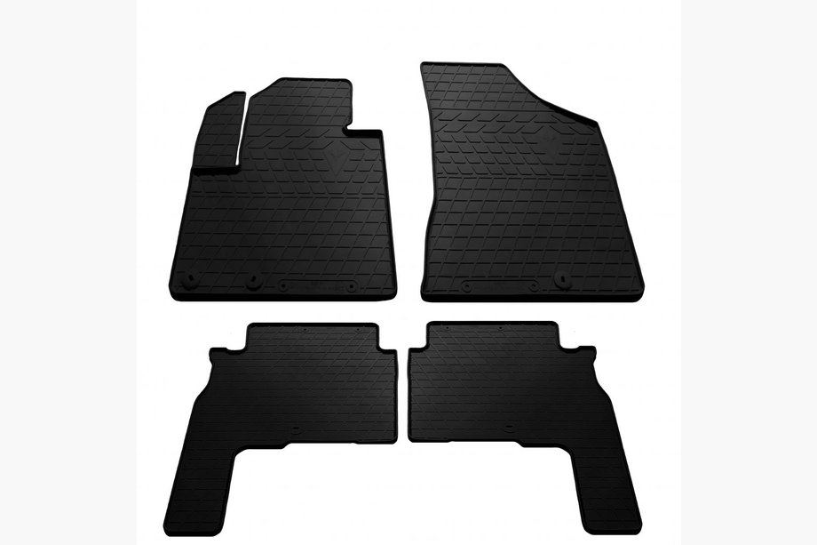 Hyundai Santa Fe 2 2006–2012 Gumijaste preproge za kabino 2010-2012 (4 kosi, Stingray Premium) Image