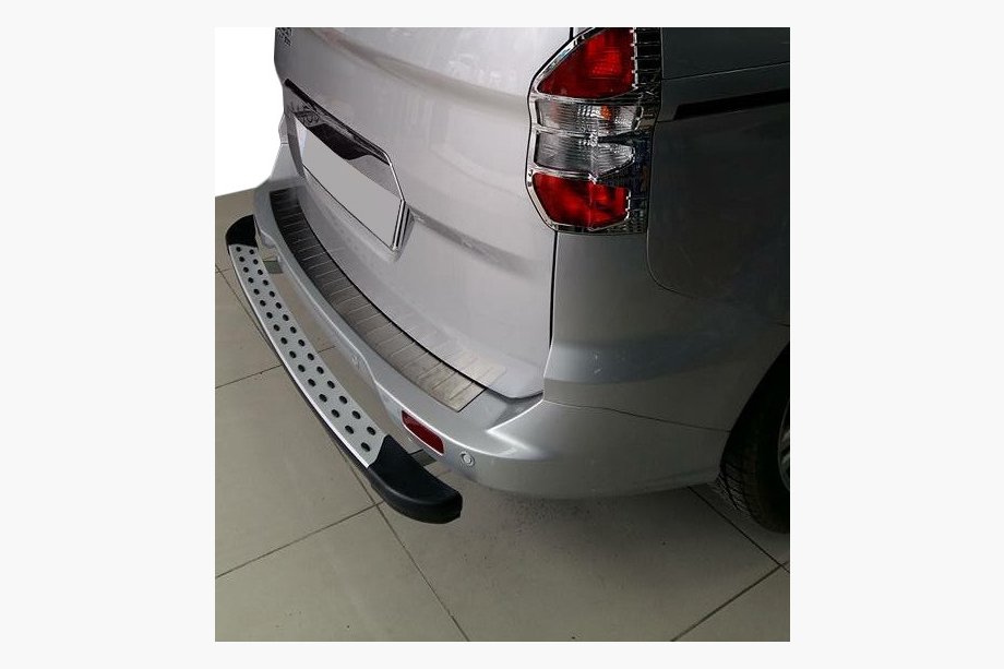 Ford Courier 2014–2023 Zaščitna letev zadnjega odbijača OmsaLine (mat, nerjaveče jeklo) Image