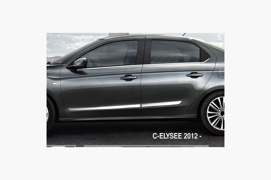 Citroen C-Elysee 2013–2022 Okrasna letev vrat (4 kosi, nerjaveče jeklo) Fotografija 3