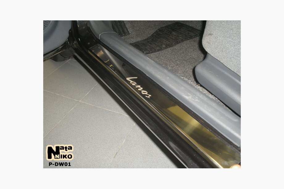 Daewoo Lanos 1998–2017 Nataniko obloge pragov (4 kosi, nerjavno jeklo) Image