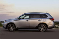 Mitsubishi Outlander 2012–2021 Vetrni deflektorji za okna (4 kosi, Niken) fotografija 1
