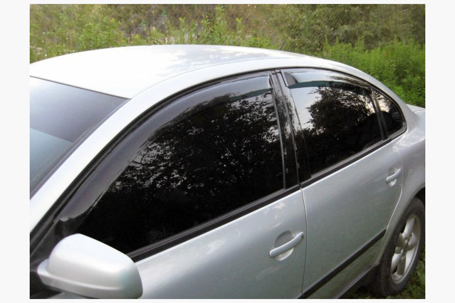 Volkswagen Passat B5 1997–2005 Okenjski vetrni deflektorji SD (4 kosi, Niken) Image
