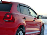 Volkswagen Polo 2010–2017 Vetrni deflektorji oken HB (4 kosi, Niken) fotografija 1