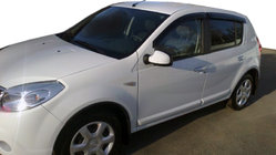 Renault Sandero 2007–2013 Deflektorji oken (4 kosi, HIC) fotografija 4